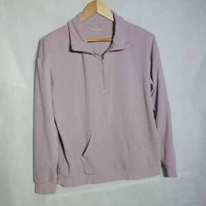 Marc New York Sz L Women's Quarter Zip Sweater